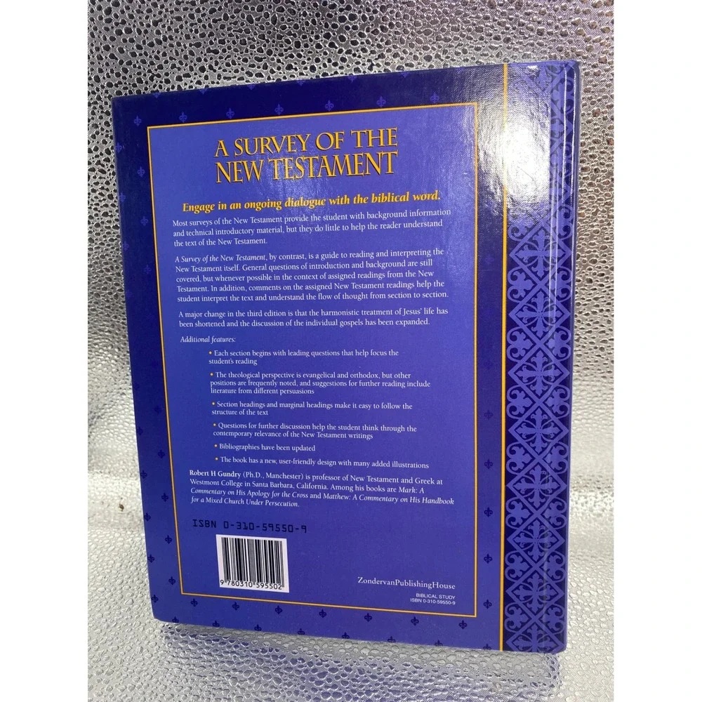 A Survey of the New Testament 3rd Edition Robert H Gundry Hardcover Zondervan